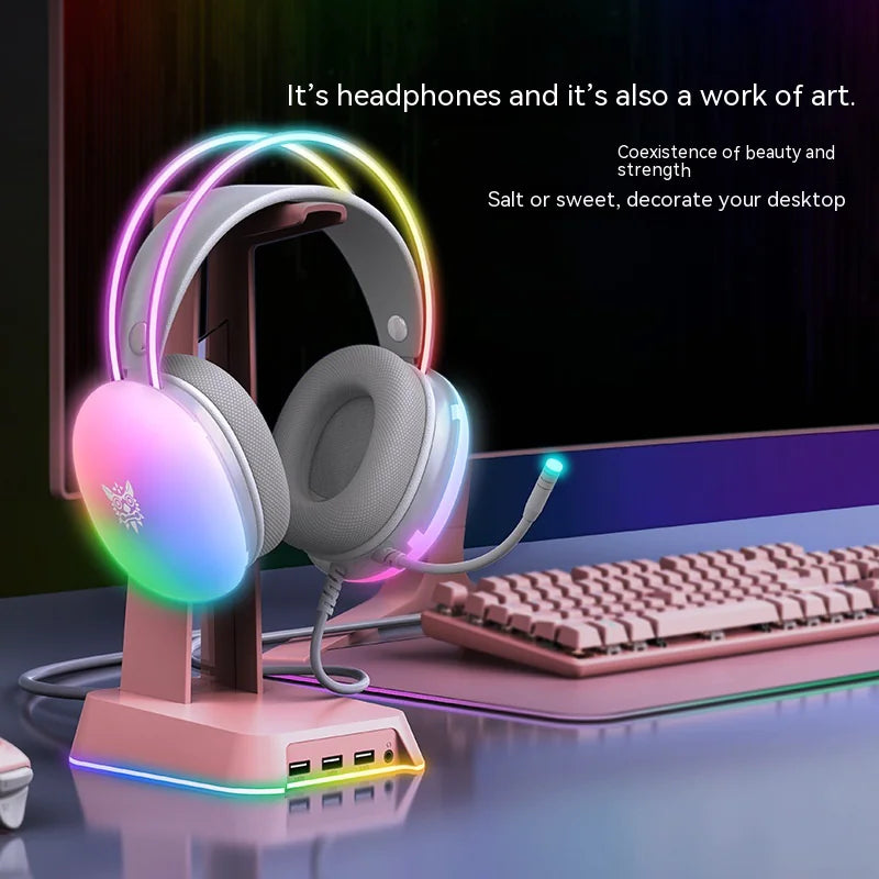 RGB Gaming Headset with Surround Sound
