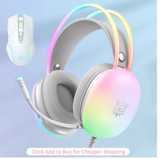 RGB Gaming Headset with Surround Sound