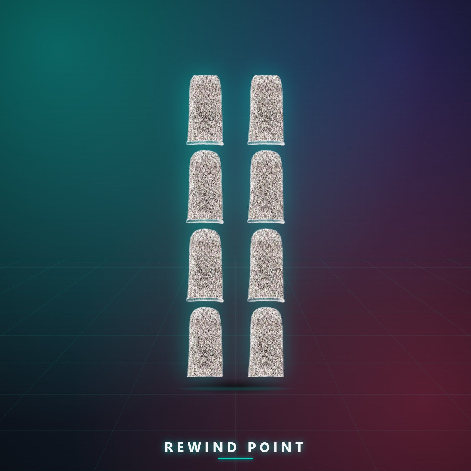 Anti-Sweat Gaming Finger Sleeves - Rewind Point