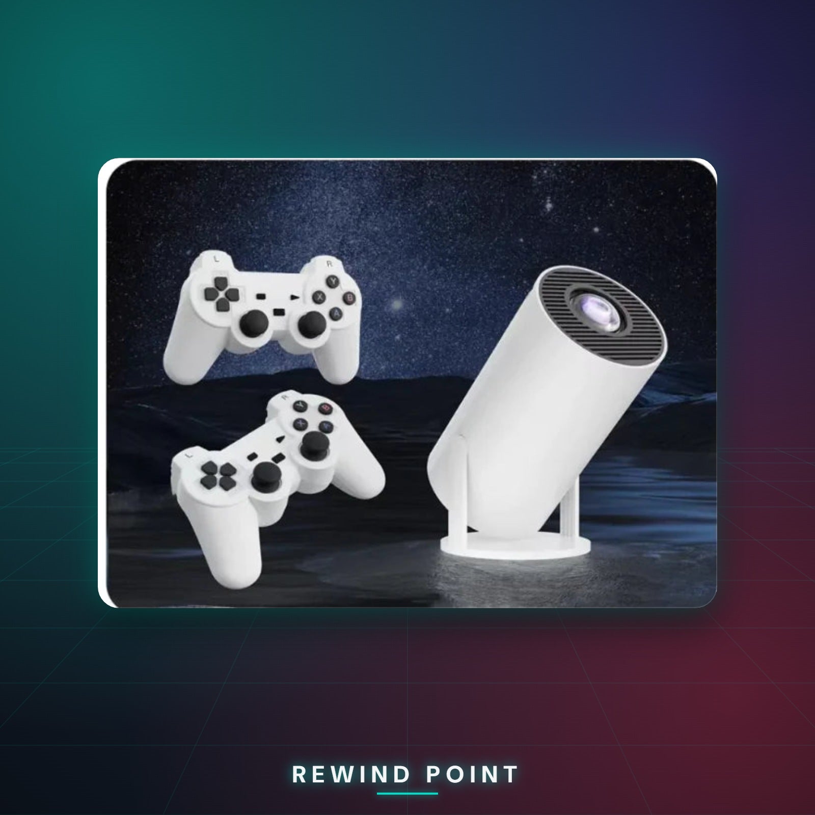HD Wireless Gaming Projector - Rewind Point